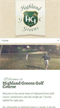 Mobile Screenshot of highlandgreens.com